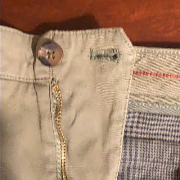 9” stretch chino short- olive color - Picture 5 of 8